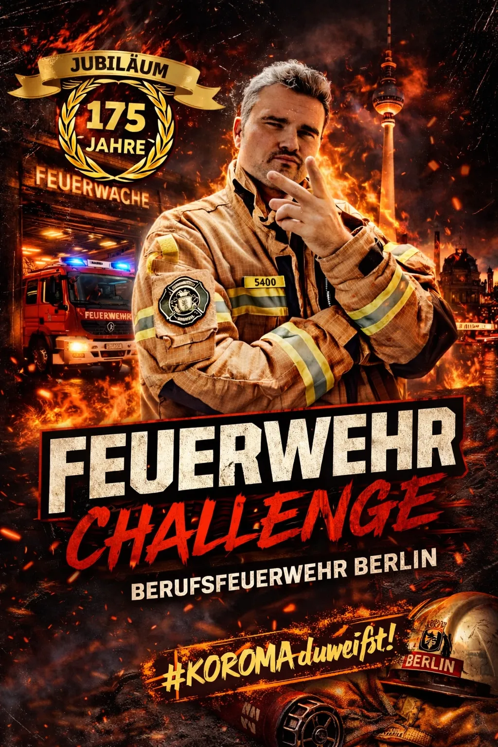 Die Berufsfeuerwehr Berlin wird 175 Jahre 👀
